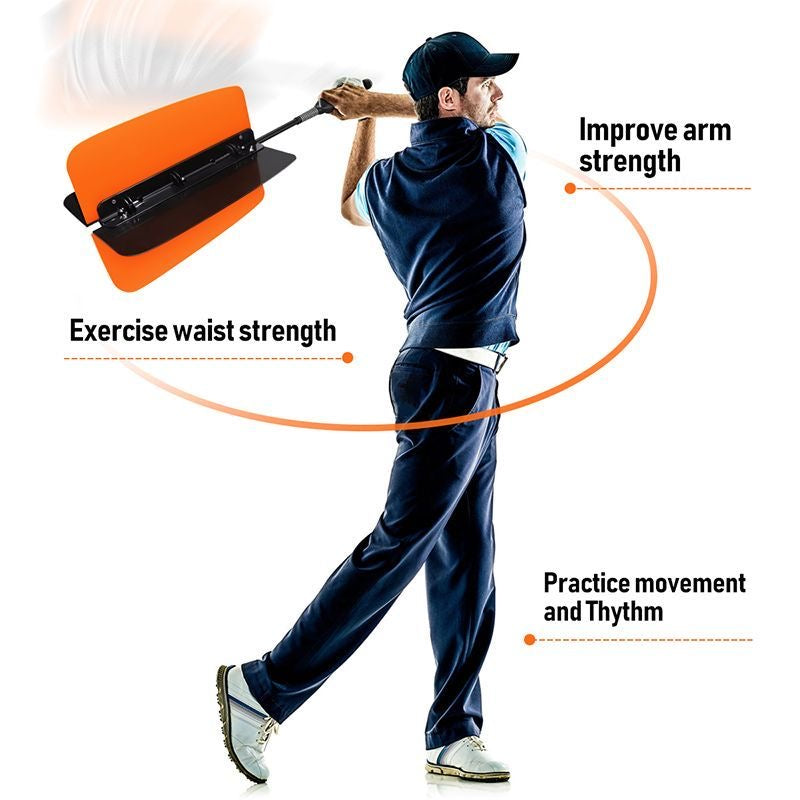 Pre-Order PARPLAY Golf Swing Fan Trainer Resistance, Tempo & Strength Golf Practice Aid