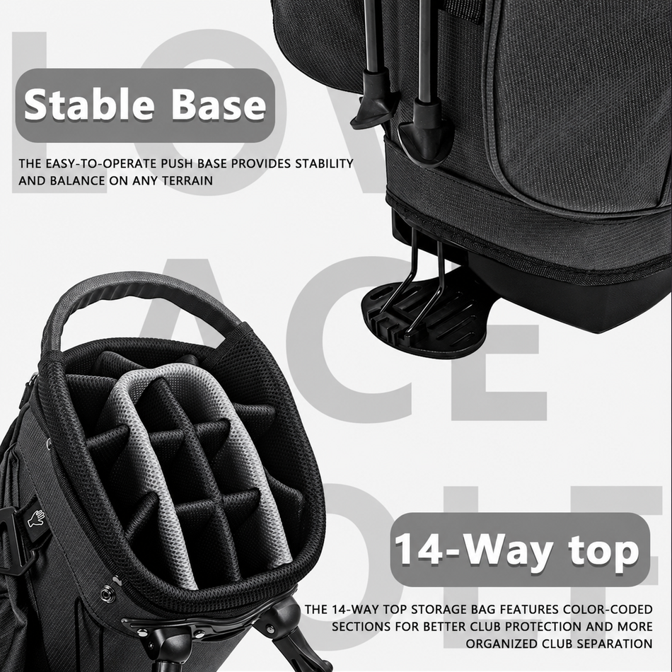 PARPLAY AIR Ultra Lightweight Carry/Stand Bag – Shadow Edition
