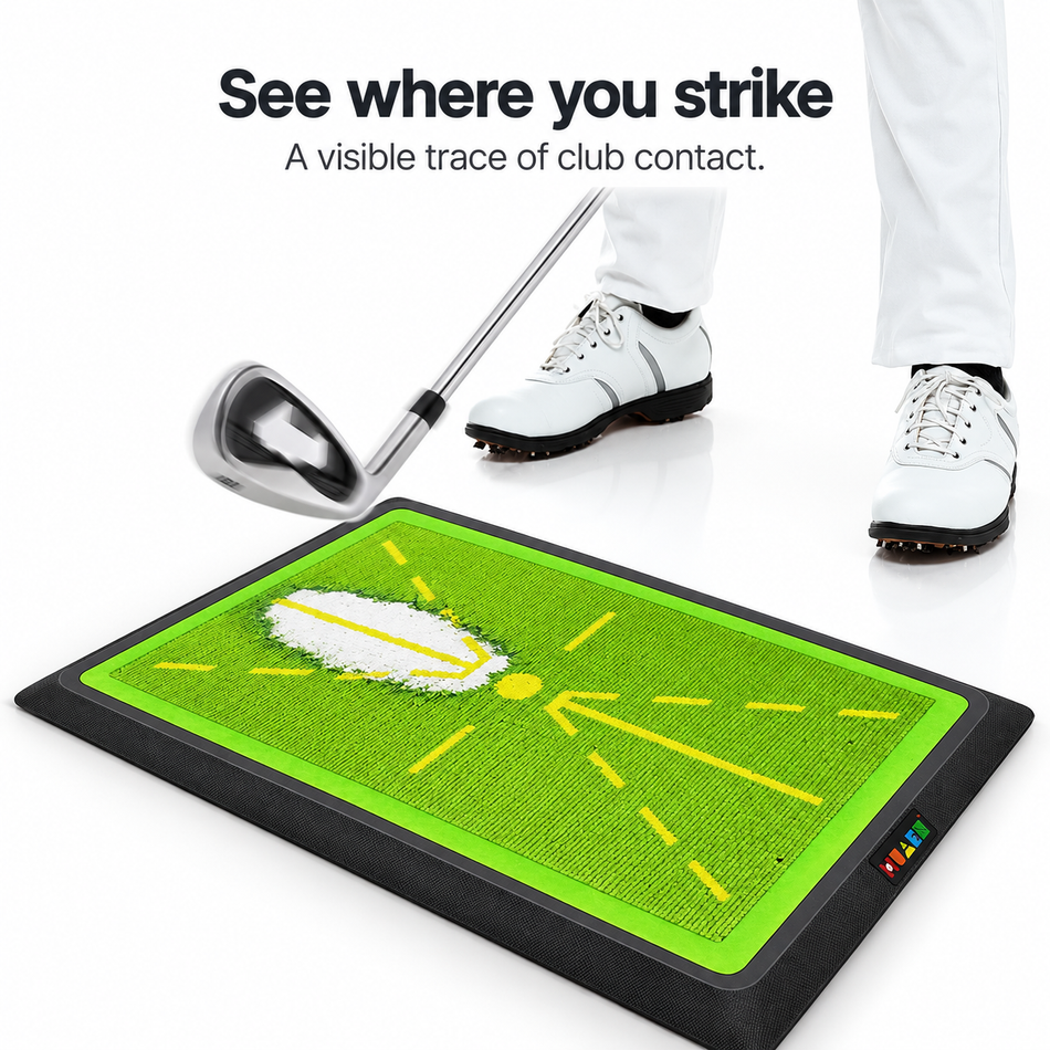 Pre-Order PARPLAY Golf Swing Training Mat Swing Path & Strike Feedback